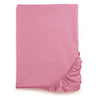 Single fitted sheet in colored organic cotton