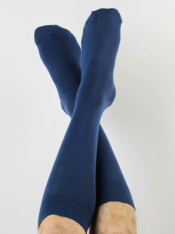 Albero Natur Blue Medium Socks