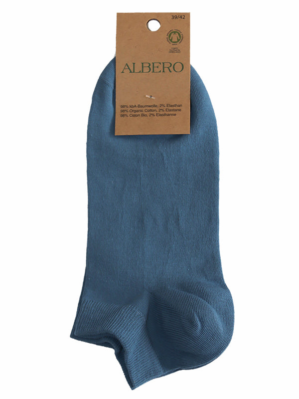 Albero Natur Blue Denim Sneaker Sock