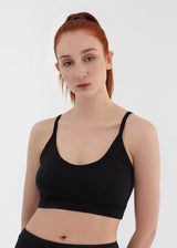 Top Bustier bra in organic cotton