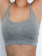 Top Bustier bra in organic cotton