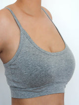 Top Bustier bra in organic cotton