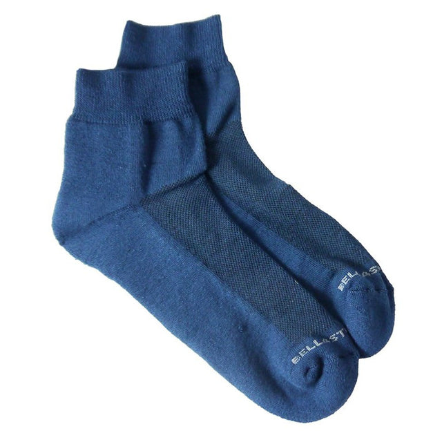 BLUE Bamboo Terry Sneaker Sock