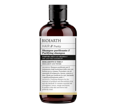 Shampoo purificante Bioearth antiforfora