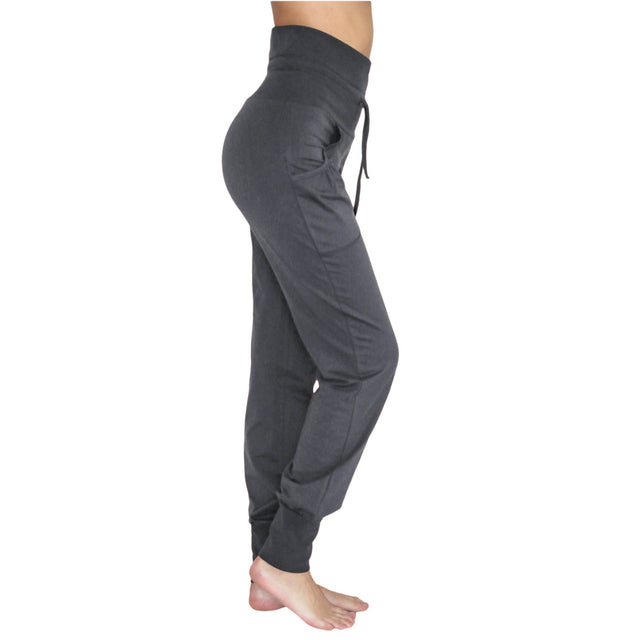 Yoga pants with pockets in organic cotton