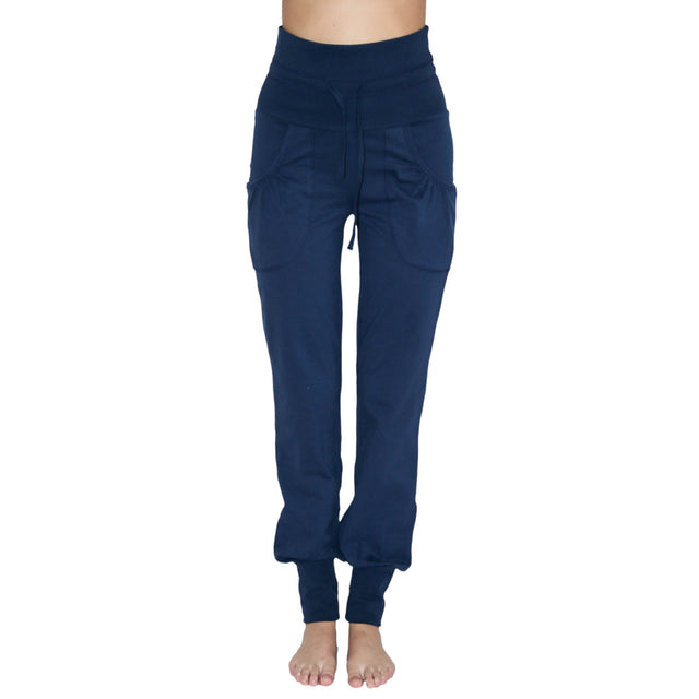 Pantalone Yoga con tasche in cotone biologico