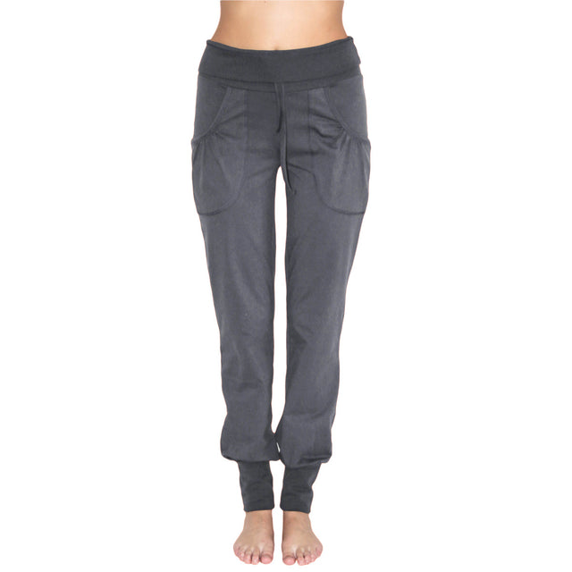 Yoga pants with pockets in organic cotton