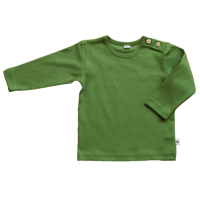 Maglia manica lunga 100% cotone biologico Verde