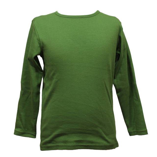 Maglia manica lunga 100% cotone biologico Verde