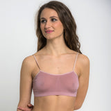 Basic BRA TOP in Vegetable Silk