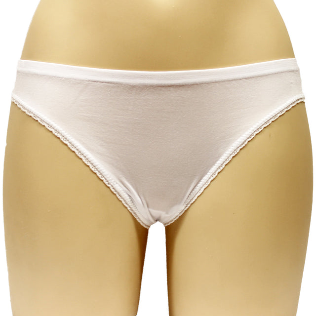 Low waist briefs in vegetable silk