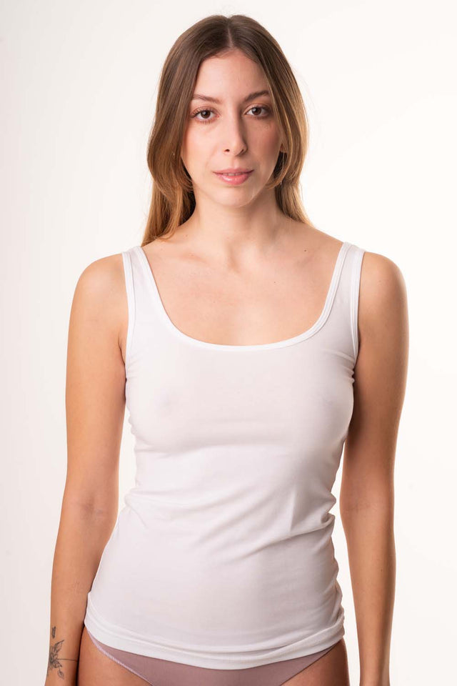 Faggio tank top in Modal and Cotton