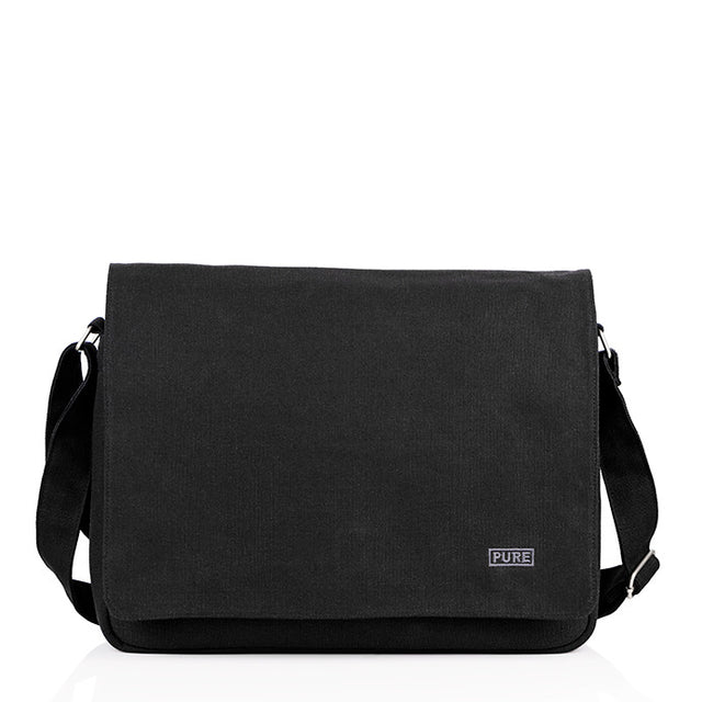 Borsa Messenger Pure Vegan in canapa