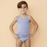 Melange children's tank top in 100% organic cotton