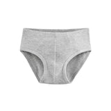 Melange baby and boy briefs in organic cotton