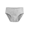 Melange baby and boy briefs in organic cotton