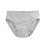 Melange girls' briefs in organic cotton