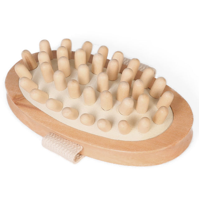 Mood wooden anti-cellulite brush