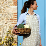 Fruits apron in organic cotton