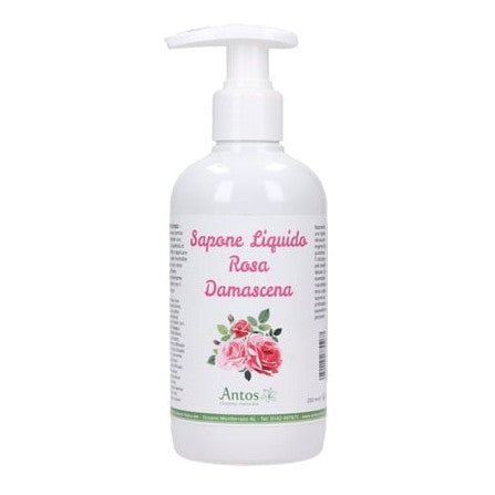 Damask rose liquid soap for face, hands and body