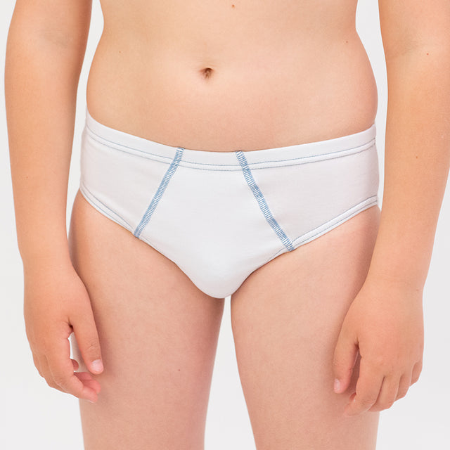 Briefs for children and teenagers in modal and cotton