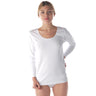 Women's long-sleeved pure winter thermal cotton shirt