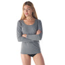 Women's long-sleeved pure winter thermal cotton shirt