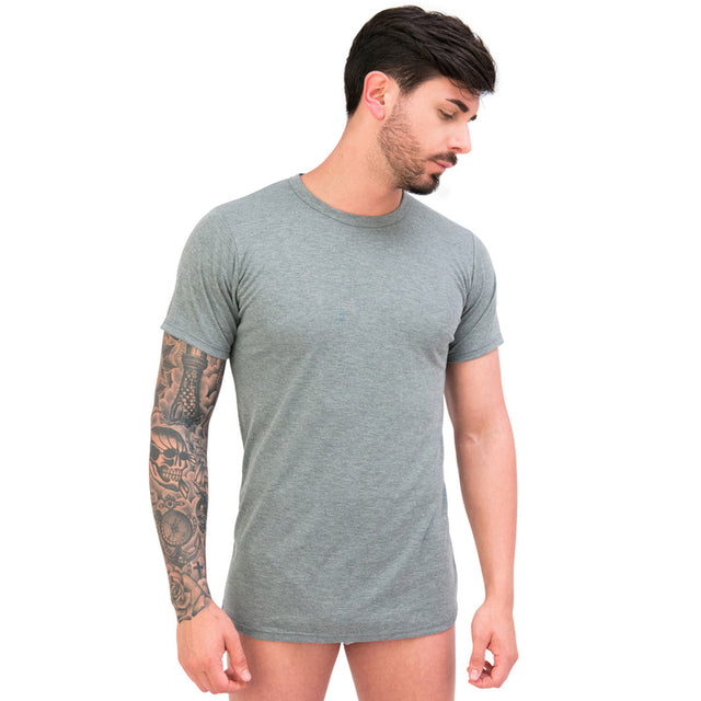 Men's short-sleeved pure winter thermal cotton shirt