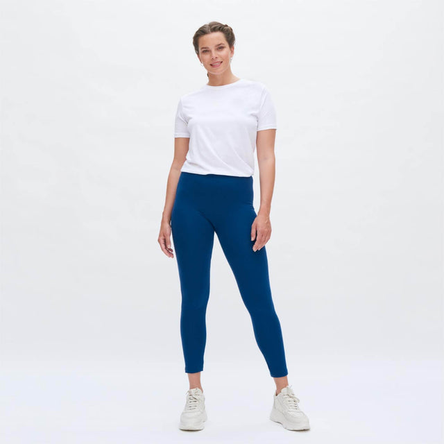 Women's leggings in organic cotton fleece