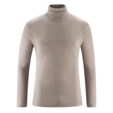 Men's turtleneck sweater in organic cotton