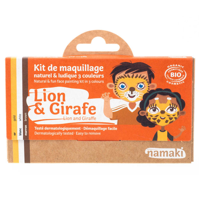 Kit make up bio 3 colori Leone e Giraffa