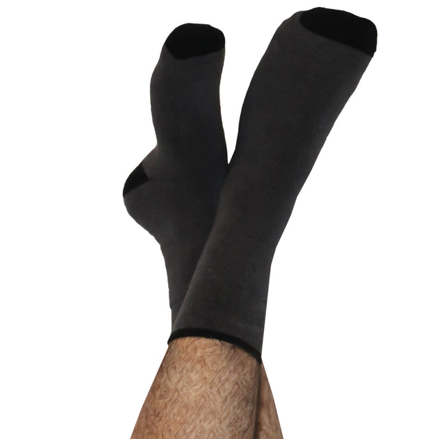 Albero Natur short socks in Anthracite sponge