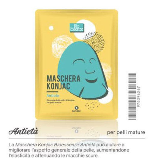 Maschera in spugna Konjac antietà