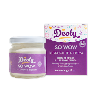 SO WOW long-lasting fragrance-free cream deodorant