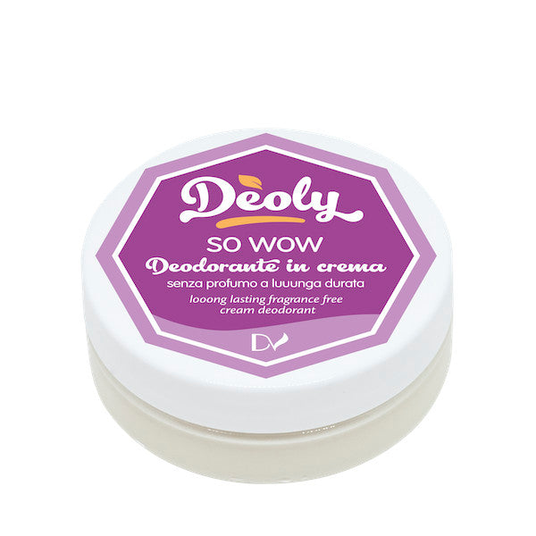 SO WOW long-lasting fragrance-free cream deodorant