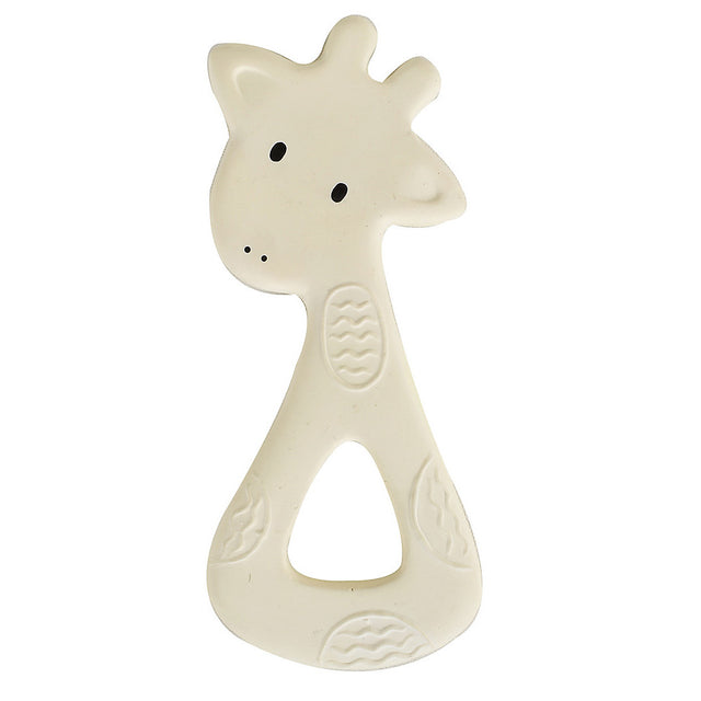 Giraffe teether in natural rubber