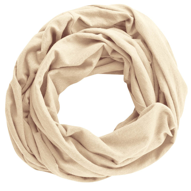 Ring scarf in hemp and organic cotton