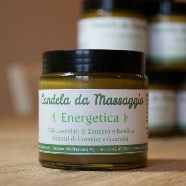 Candela da massaggio Energetica: Burro Corpo Ginseng e Guaranà