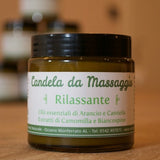 Relaxing massage candle: Bitter Orange and Cinnamon Body Butter