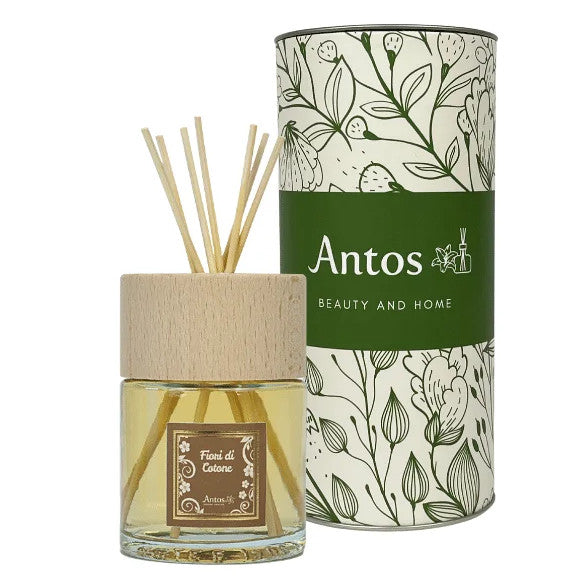 Cotton flower air freshener with sticks