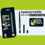 Fine Natural Ayurvedic Kajal - BLACK