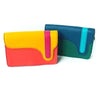 Multicolored Square bag in Fairtrade recycled leather