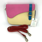 Square Wave bag in Fairtrade recycled leather