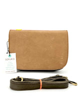 Square Wave bag in Fairtrade recycled leather