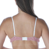 Bra with pre-shaped cup in Modal and Cotton with Lace