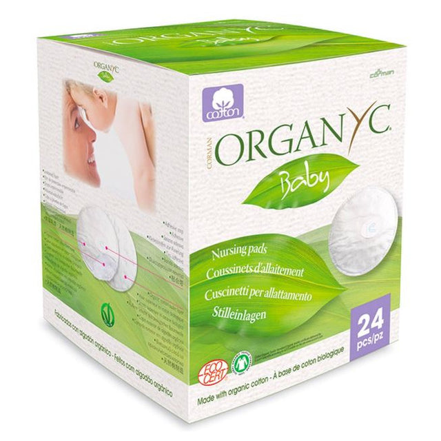 Organyc breast pads 24 pcs in organic cotton