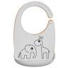 Bavaglino Impermeabile con Tasca Deer Friends in silicone alimentare