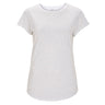 Women's rolled-sleeved organic cotton shirt