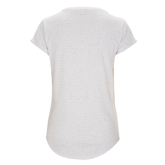 Women's rolled-sleeved organic cotton shirt