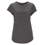 Maglia donna maniche arrotolate in cotone biologico